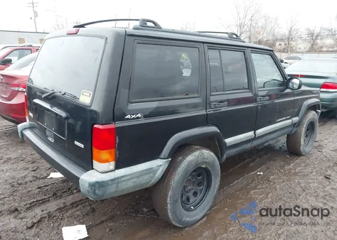 2000 Jeep Cherokee Sport z USA, uszkodzony, nr VIN 1J4FF48S2YL190779